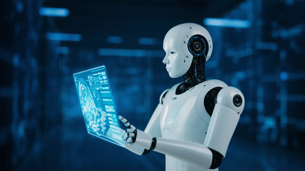 Sistemas de inteligência artificial e chatbots em funcionamento